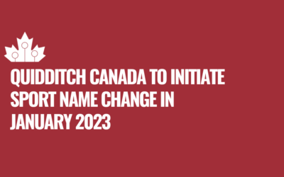 Quidditch Canada to Initiate Sport Name Change in January 2023