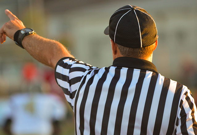 Controlling the game: A referee’s guide